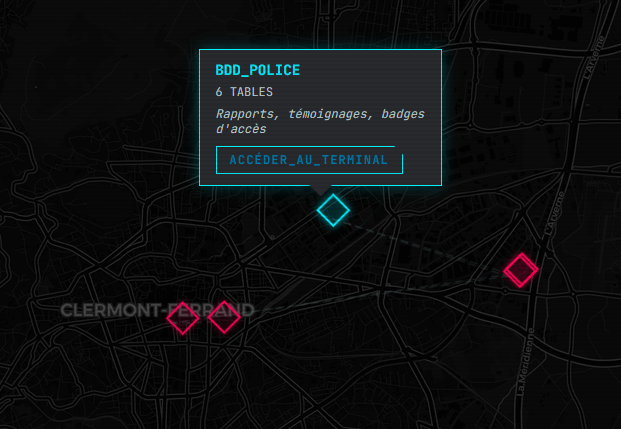 Aperçu carte réseau